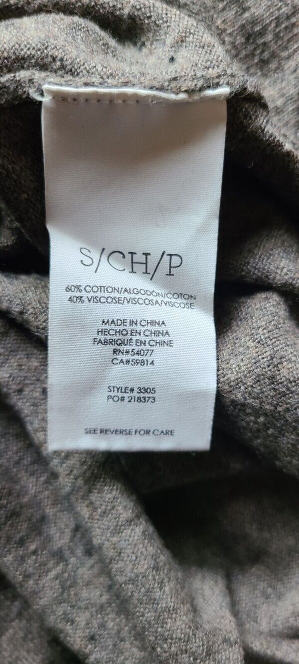Cabi Tunic Women's Size Small Gray Drop Shoulder Long Sleeve Loose Fit Stretch - Picture 4 of 8